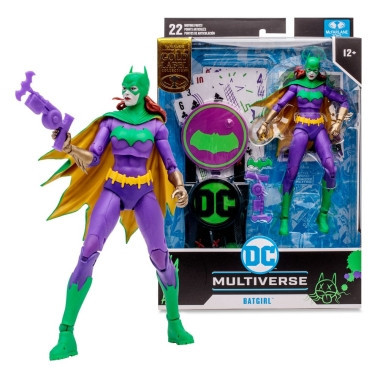 DC Multiverse Figurina articulata Batgirl Jokerized (Three Jokers) (Gold Label) 18 cm foto