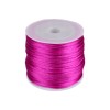 Snur satinat pentru tehnica kumihimo, 27 m, diametru 1 mm, Mov neon, Crisalida