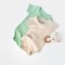 Set 2 body-uri bebe unisex -100% bumbac organic - Mint/Stone, BabyCosy (Marime: 6-9 luni)