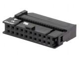 Conector IDC mufă mamă 20 PIN 1,27mm pentru cablu-bandă