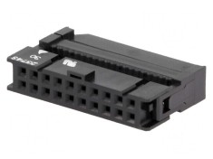 Conector IDC mufă mamă 20 PIN 1,27mm pentru cablu-bandă