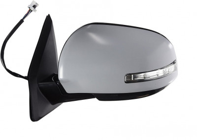 Oglinda exterioara Peugeot 4008, 04.2012-; Citroen C4 Aircross, 04.2012-, Stanga, reglare electrica; grunduit; incalzita; geam convex; cromat; pliere foto