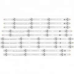Set barete led , Televizor Grundig 40 inch , 10 barete 3A+2B+3C+2D