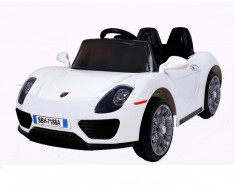 Masinuta electrica Roadster, alb foto