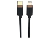​Cablu USB-C to Lightning 1m 480Mbps Duracell USB9012A