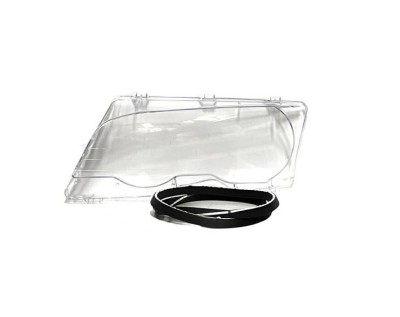 Dispersor far, geam BMW Seria 3 (E46), COUPE/CABRIO, 05.1999-03.2003, TYC, fata, partea stanga, din plastic; cu garnitura; foto