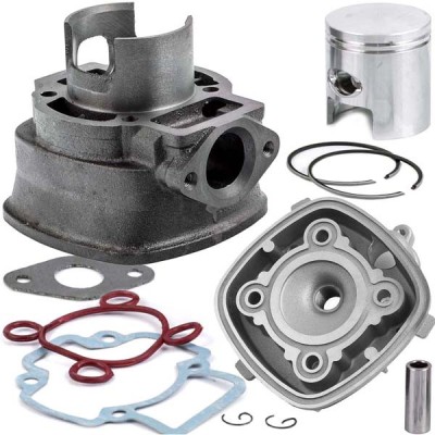 Kit Cilindru scuter PIAGGIO NRG MC2 DT 80 80cc 2T + CHIULOASA - 4 Colturi - Apa foto