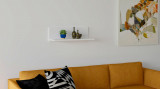 Cumpara ieftin Raft de perete, Puqa Design, Fane, 60x19.6x21.6 cm, PAL, Alb