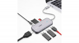 BlitzWolf BW-TH5 7in1 Hub Adapter USB-C la 3xUSB 3.0, HDMI, USB-C PD, SD, microSD