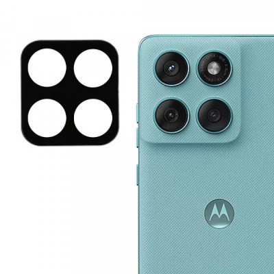 Folie de protectie Camera Spate Techsuit pentru Motorola Edge 60 Fusion / Edge 60, Sticla Securizata, Neagra foto
