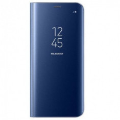 Husa Book Mirror Effect pentru Samsung Galaxy S8 Plus Ocean Blue foto