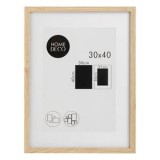 Tablou Decorativ cu Rama din Lemn Natural si Paspartu, 32x42cm, CMCLASS
