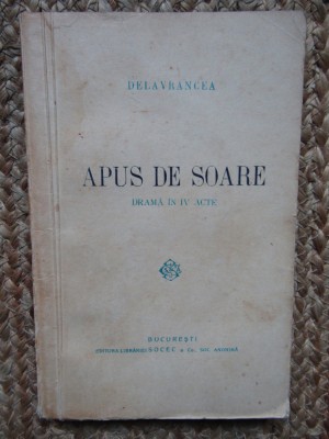 Barbu Stefanescu Delavrancea - Apus de soare foto