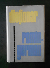 DICTIONAR ROMAN-GERMAN (1963, editie cartonata, contine 50.000 de cuvinte) foto