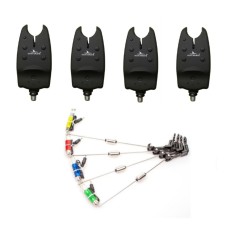 Set 4 Avertizori ( Senzori ) Pescuit cu 4 Swingere Mufa Jack, Led