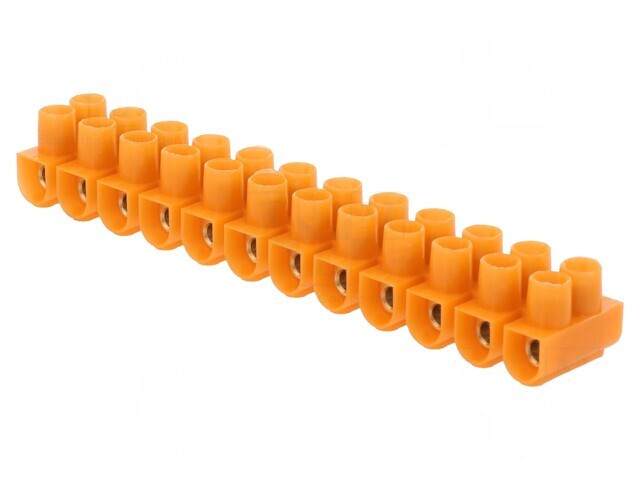 Regletă conexiuni terminal 2,5mm2 24A 12 piste