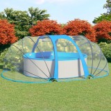 Cupola pentru piscina, 530x410x205 cm, oval GartenMobel Dekor, vidaXL