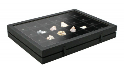 SAFE 5676 &amp;bdquo;Black Edition&amp;rdquo; vitrină premium pentru bijuterii și minerale foto