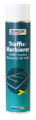 Spray Trafic Marker, Alb, Stanger 600ml foto