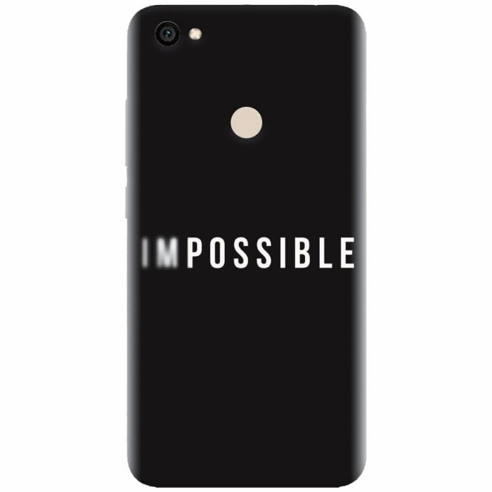 Husa silicon pentru Xiaomi Redmi Note 5A, Impossible