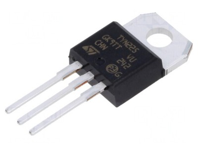 Tiristor 200V 25A TO220AB THT foto