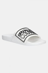 Versace Jeans Couture papuci barbati, culoarea alb, 78YA3SQ3 ZSC22 003