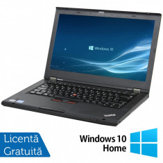 Laptop LENOVO ThinkPad T430, Intel Core i5-3320M 2.60GHz, 4GB DDR3, 120GB SSD, DVD-RW, 14 Inch, Webcam + Windows 10 Home foto