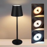 Cumpara ieftin Lampa de masa LED fara fir VARICART, touch, reglabila 8.8-20", 5000mAh, 3 culori, IP54, neagra