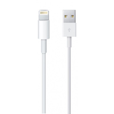 Cablu Date si Incarcare USB la Lightning OEM, 1A, 1.5 m, Alb foto