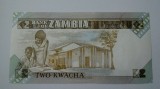 BANCNOTA Zambia 2 kwachs unc