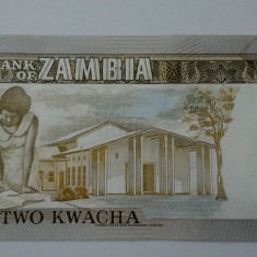 BANCNOTA Zambia 2 kwachs unc