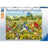 Puzzle Pasarele Colorate, 500 Piese, Ravensburger
