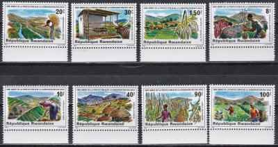 Rwanda 1980 - Anul de protecție și conservare a solului, MNH foto