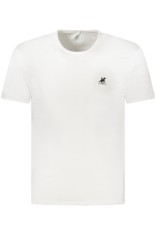 U.S. Grand POLO Tricou barbati simplu cu logo brodat, alb, M