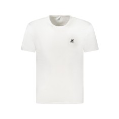 U.S. Grand POLO Tricou barbati simplu cu logo brodat, alb, S