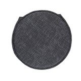 Perna pentru scaun, 38 cm, rotunda, Negru, Bumbac/Poliester, ATU-0807834, Oem