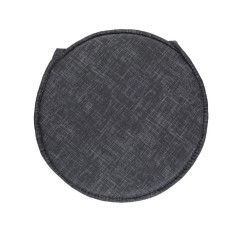 Perna pentru scaun, 38 cm, rotunda, Negru, Bumbac/Poliester, ATU-0807834 foto