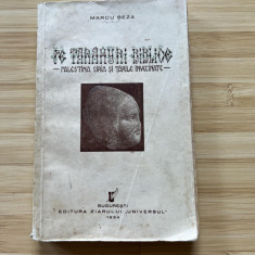 MARCU BEZA - PE TARAMURI BIBLICE - 1934