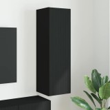 vidaXL Dulap TV de perete Negru 30 x 31 x 100 cm Lemn compozit 892311