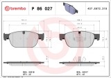 BREMBO P 86 027 PRIME LINE set placute frana,frana disc