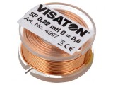 Bobină Inductor 0,22mH 0,54&Omega; 25mm 12mm 0,6mm