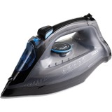 Fier de calcat cu abur Vivax IR-2600CB, Putere 2600W, termostat reglabil, rezervor de apa 320ml, Negru/Albastru