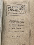 Carte veche Drei irrige annahmen Amelung Harry 1908