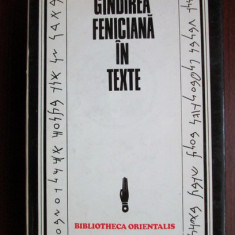 Constantin Daniel - Gandirea feniciana in texte (1979, editie cartonata)