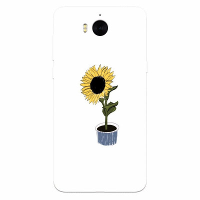 Husa silicon pentru Huawei Y5 2017, Sun Flower foto