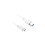 Cablu de incarcare si transfer de date GoGEN USB / USB-C, incarcare rapida, 1 m, alb
