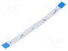 Banda FFC, 10 pini, lungime 76mm, seria FFC5-TIN, GCT - 05-10-A-0076-A-4-06-4-T