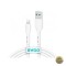 Cablu Date si Incarcare USB-A - Lightning BWOO X172L 18W 1m Alb