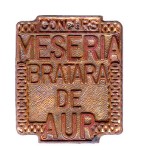 AMS* - INSIGNA MESERIA BRATARA DE AUR