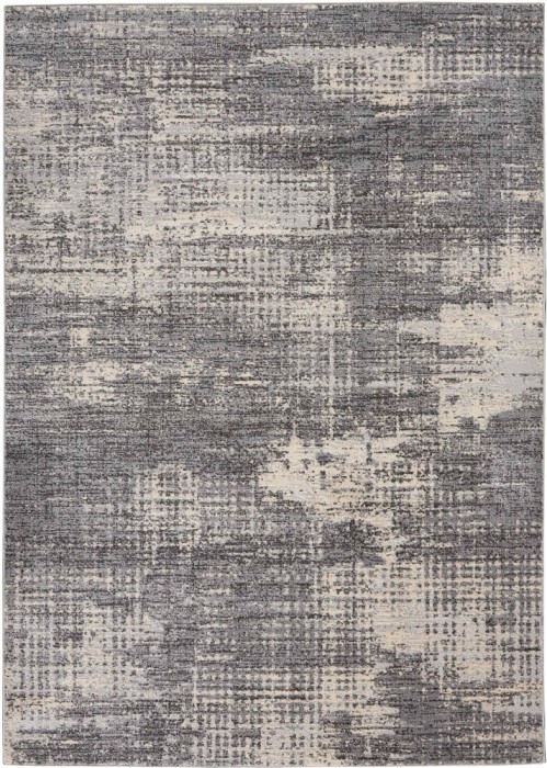 Covor Model Calvin Klein CK953, Gri, Bej, Marime 66 x 114 cm, Modern, Ideal pentru Living, Dormitor, Birou, Sufragerie